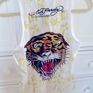 Ed Hardy NWT sleeveless polo
